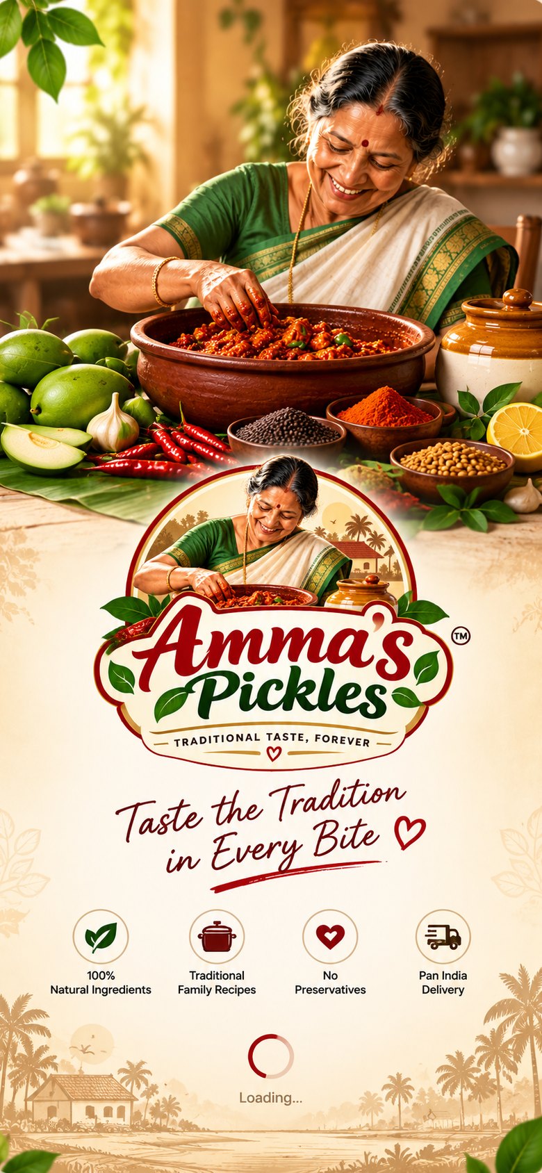 Amma’s Pickles app